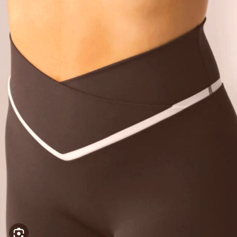 Balance Athletica Vitality Daydream Crossover Block Leggings Midnight Contrast L